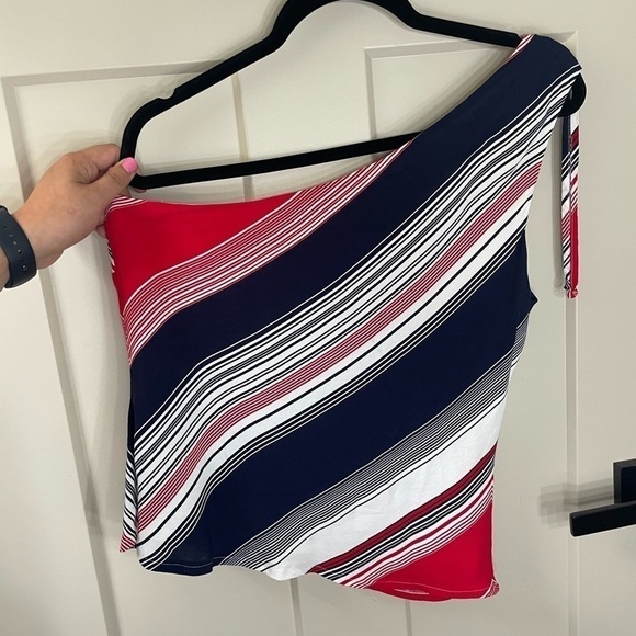 Designer One Shoulder Blouse - Picture 3 of 5